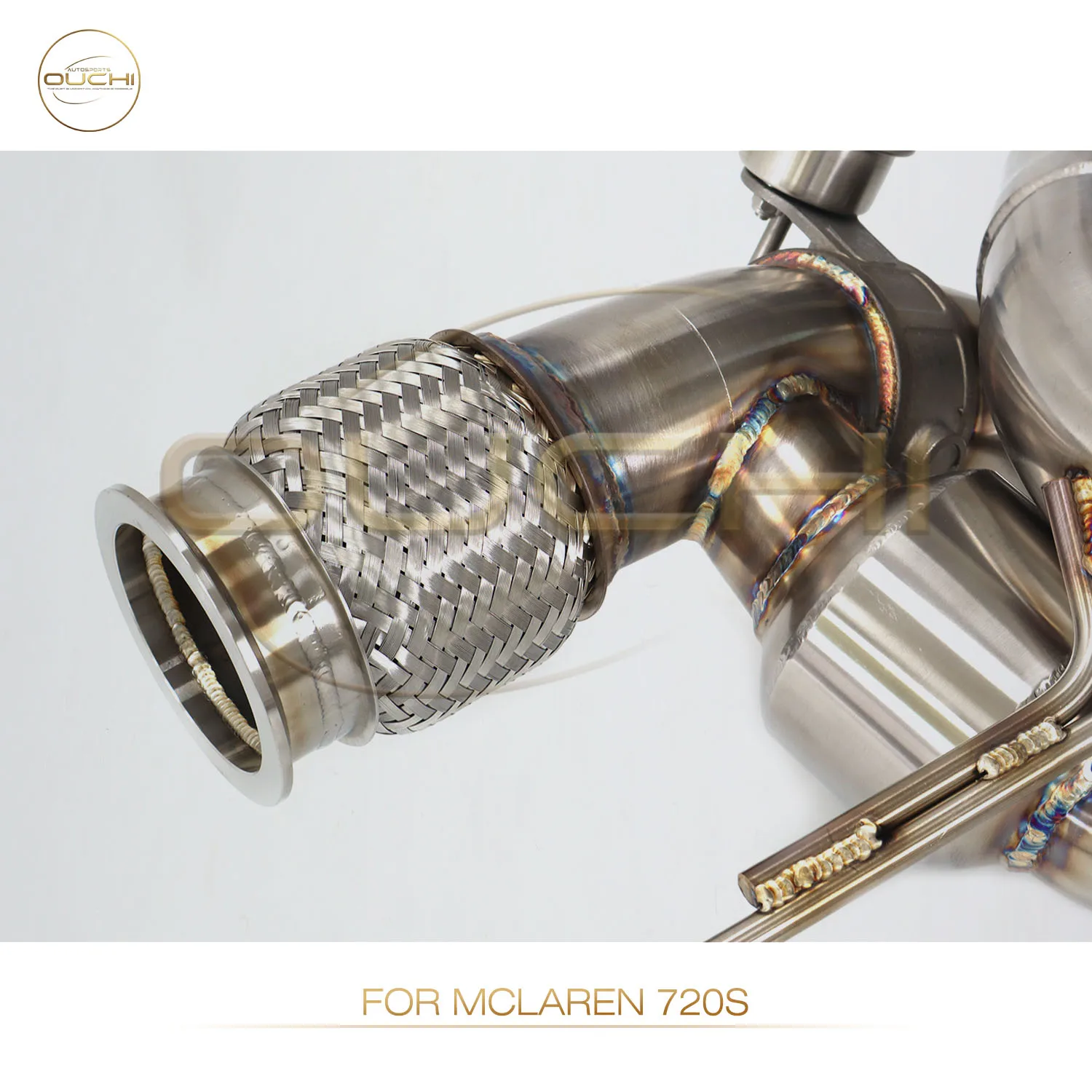 

OUCHI Factory Direct Sales SS304 Catback for McLaren 720S X-Pipe Style Exhaust Parts With Pneumatic Valve Tips