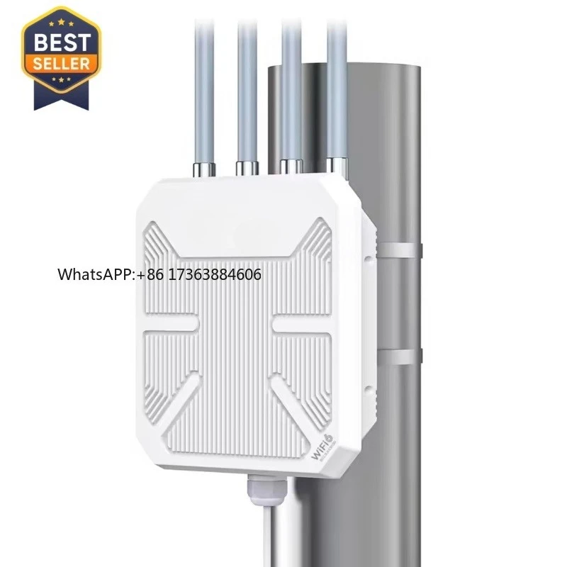 

Горячая новинка 2026: Wavlink AX3000 WiFi 6 Уличная беспроводная точка доступа IP67, WiFi роутер-ретранслятор HD10