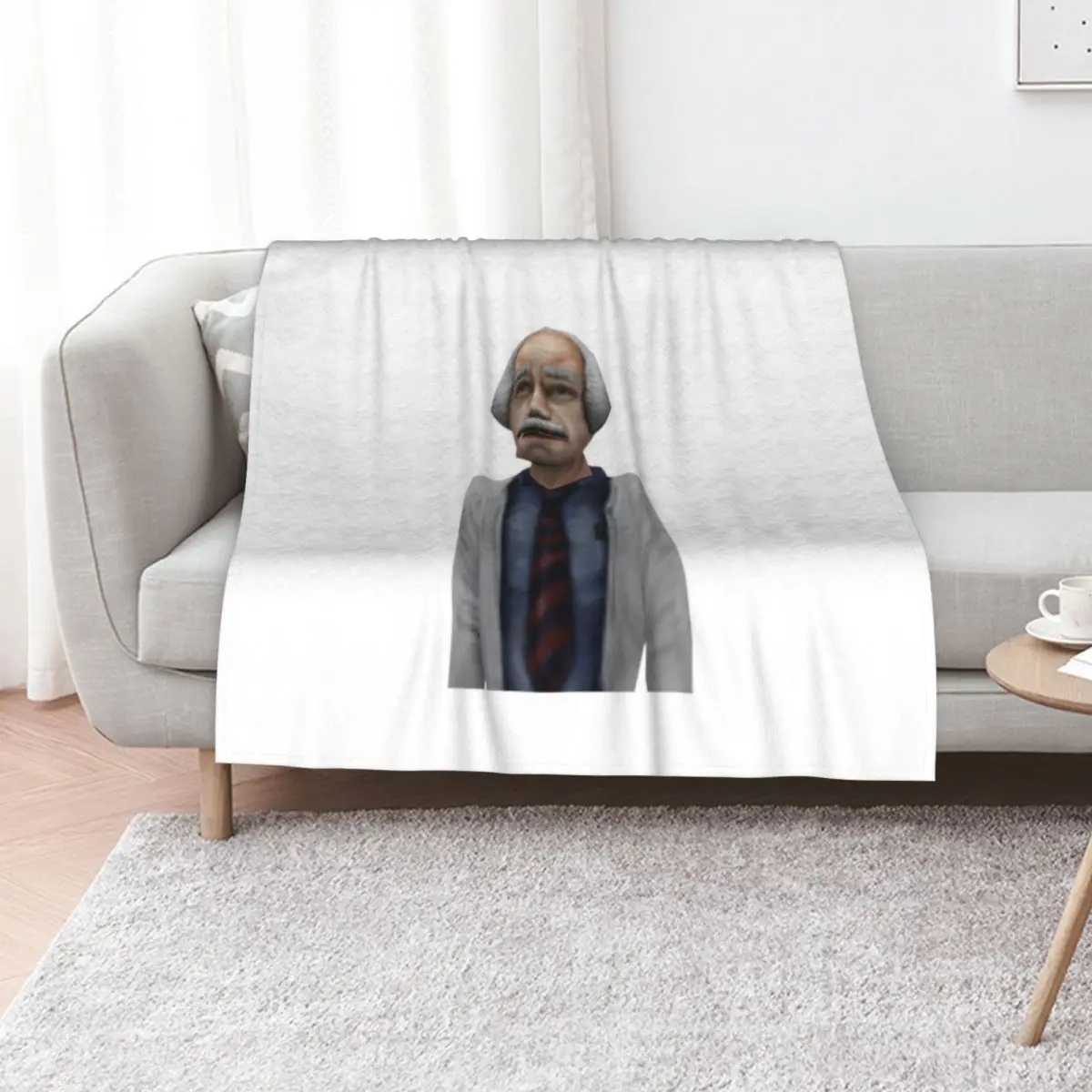 Half-Life Scientist 02 (Doctor Coomer) Throw Blanket Cozy Napping Blanket Gift for Mom Dad