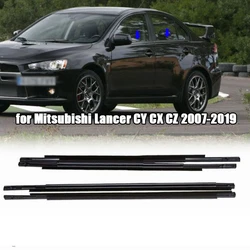 Bande de Bancs de Pression Étanche pour Vitres Latérales de Voiture, Coupe-froid en Caoutchouc pour Mitsubishi Lancer CY CX CZ 2007-2019