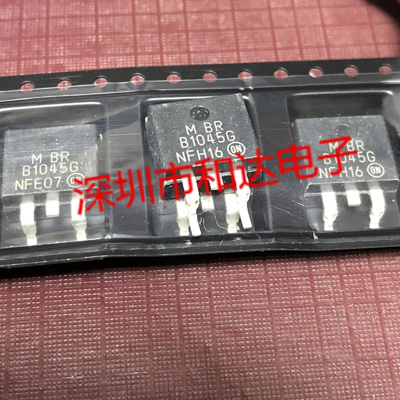 5pcs MBRB1045G TO-263 45V 10A