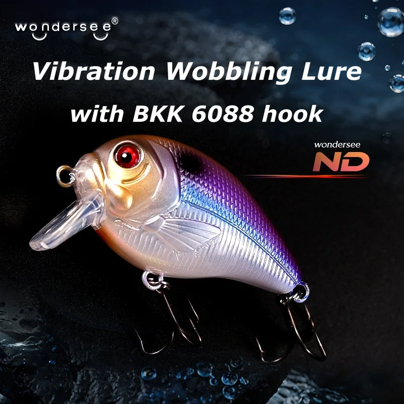 

Wondersee VIB Wobblers Floating Fishing Lure BKK Hook 6088 15g 58mm Treble Hooks Long Casting Bass Pike Perch Catfish Wholesales