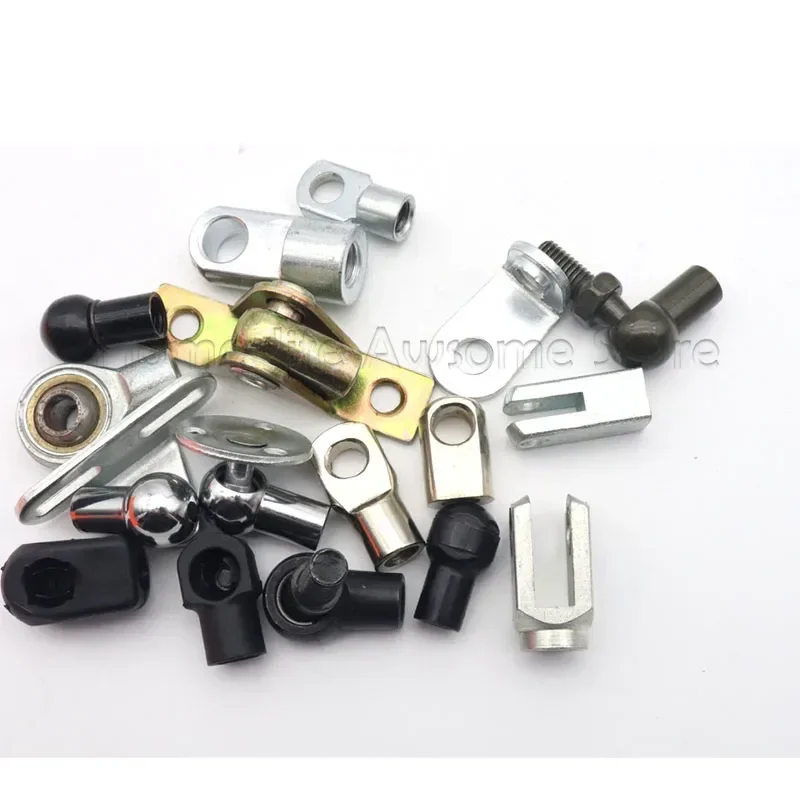 2Pcs M5/M6/M8 Female/Male Thread Car Gas Spring Universal Strut Joint Connector End Fitting Connectors Replacement Fixed