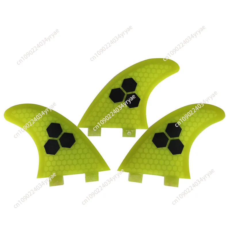 Professional surfboard tail rudder multi-color surfboard fin S/M/L glass fiber honeycomb tail fin