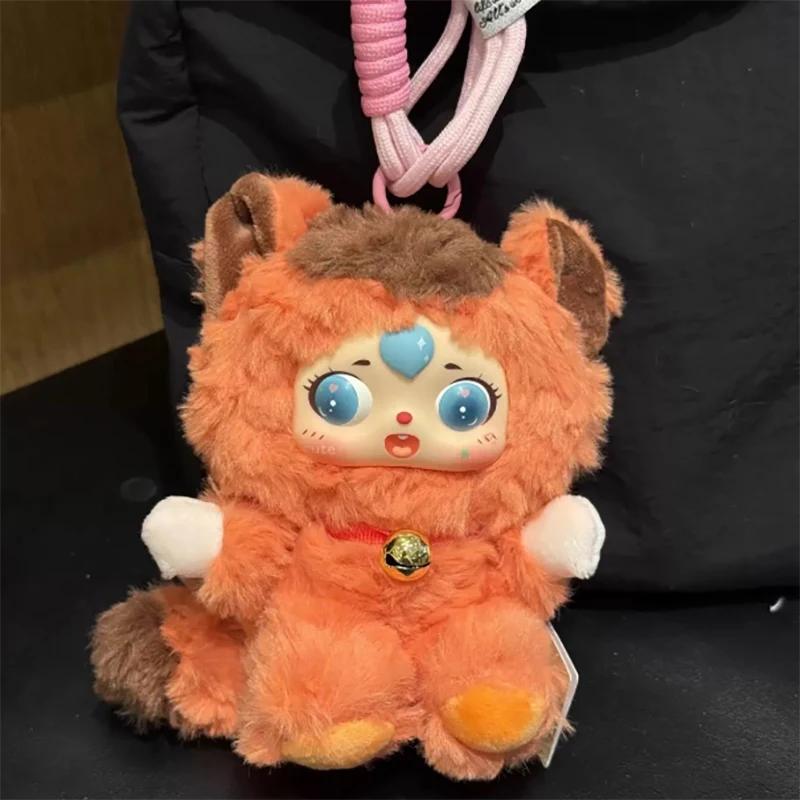 Uroczy wypchany wieszak na plecak z winylu w kształcie zwierząt, pluszowa zabawka, kreskówkowy lis, kaczka, kot, jednorożec, zawieszka do torby, breloczek, zabawka dla dziewczynki, prezent.