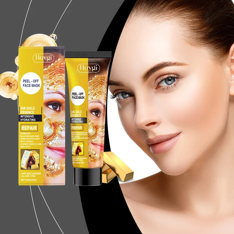 

Gold Peel-Off Leave-On Mask, Gentle Exfoliating, Hydrating & Moisturizing, Facial Oil Control, Smooth Transparent Skin Mask