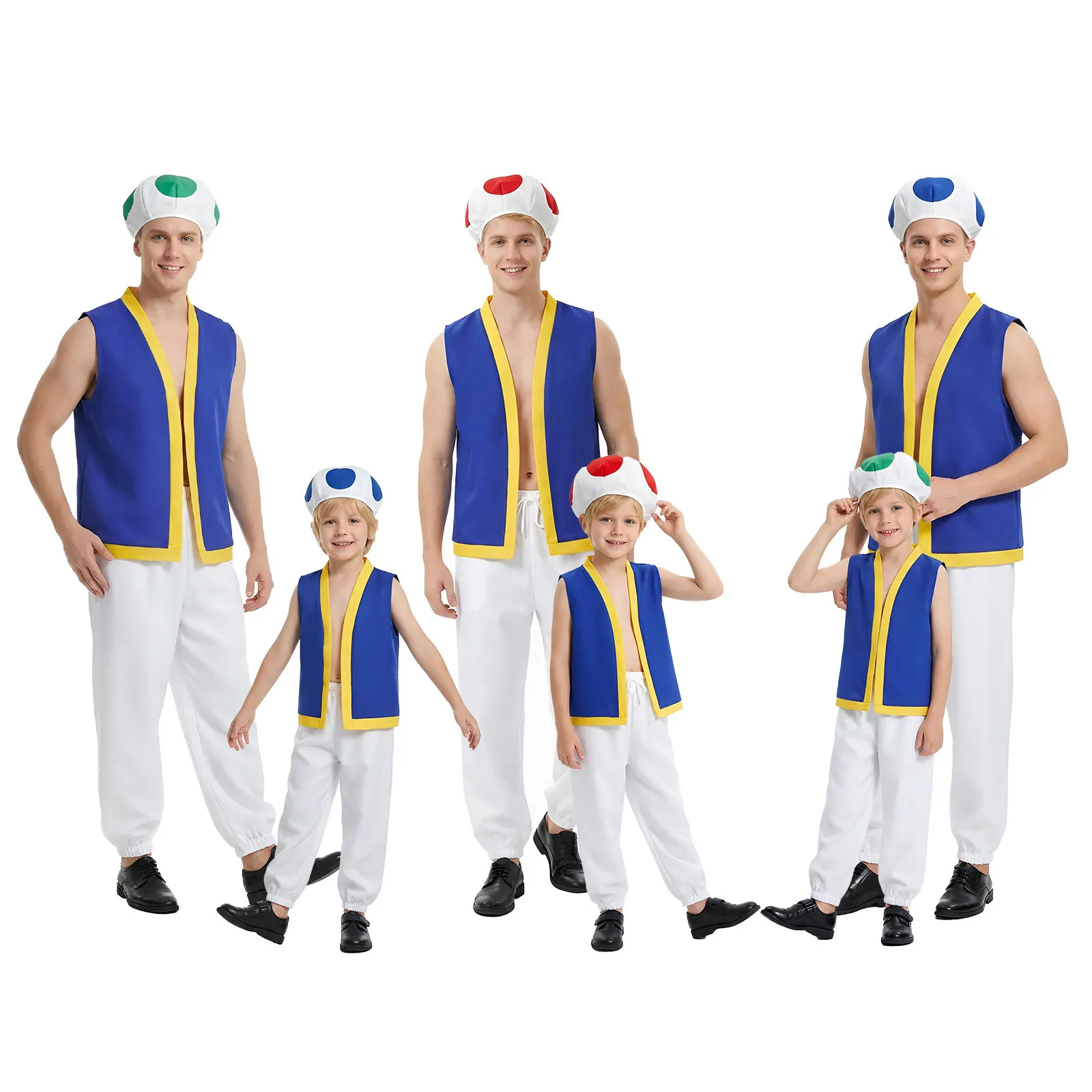 Disfraz de Halloween de Personaje de Hongo, Traje de Fiesta de Dibujos Animados de Toadstool
