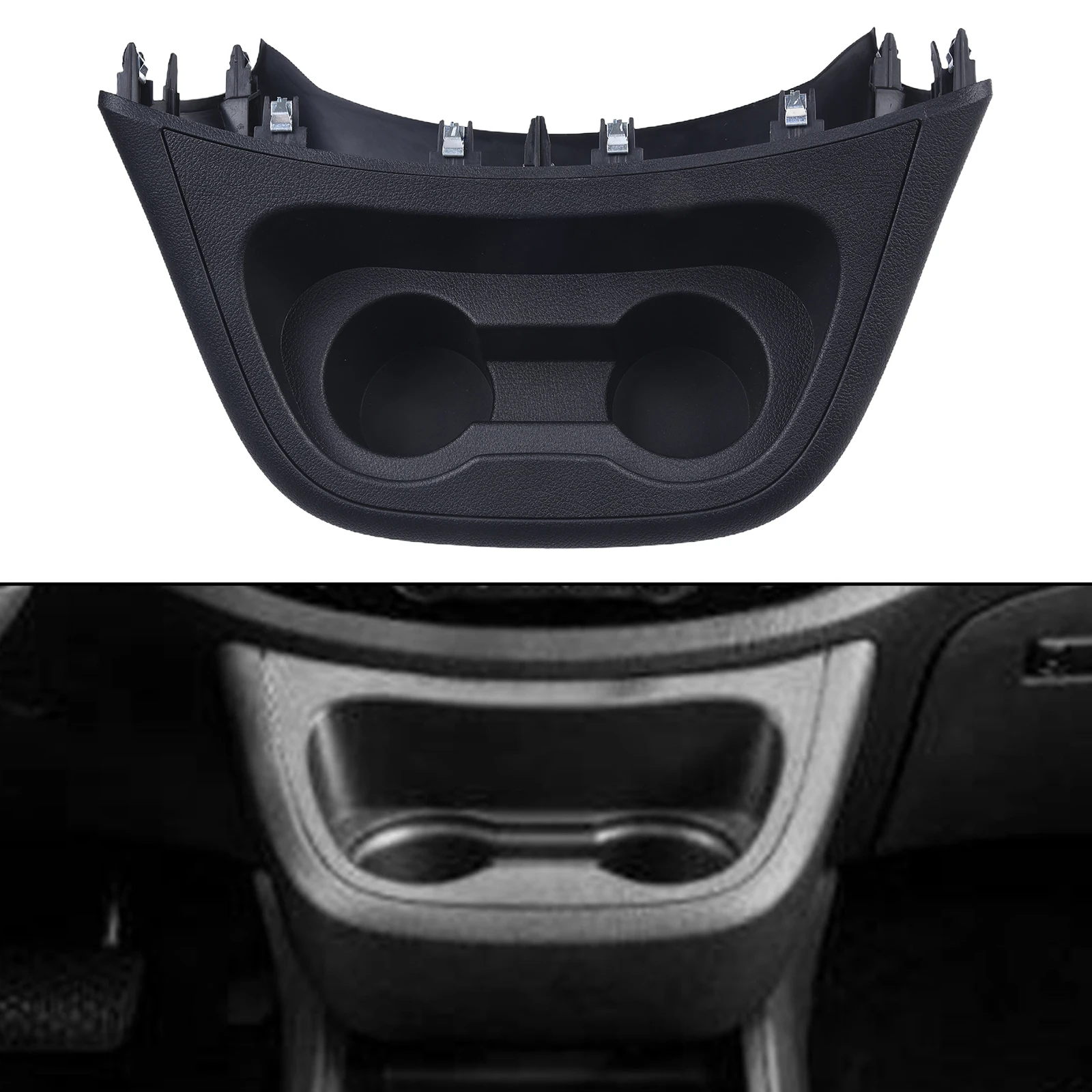 

1 Pc Central Control Cup Holder Panel Black Plastic For Mercedes Vito Metris W447 16 - 23 Glove Boxes Interior Replacement Part