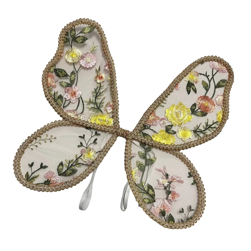 Kids Butterfly Wing Child Lace Butterfly Wing Angelic Lace Wing 550mm Wing for Enchanting Photoshoots & Performances P31B