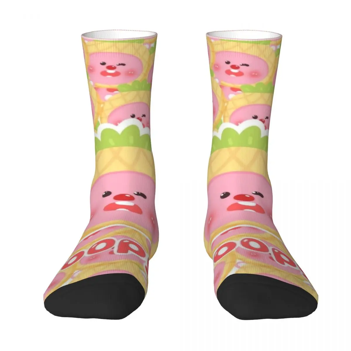 Winter Warm Casual Women Men Kawaii Loopy Cartoon Beaver Socks Cute Breathable Basketball Socks