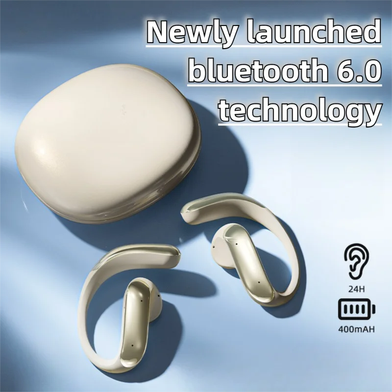 

Ear-Hook Wireless Bluetooth OWS Earphones V17 Air&Bone Conduction Hifi Open-Back Long Battery Life Suitable For Outdoor Sports