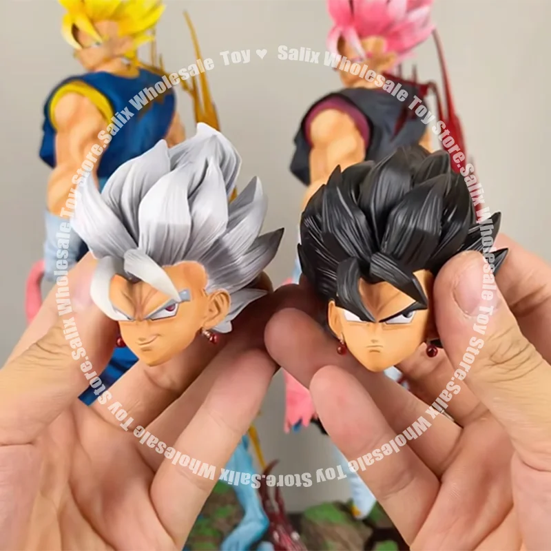 Lk fábrica lk brinquedos 38cm dragon ball z yunqi vegito 2.0 super saiyan gk estátua coleção pvc modelo estátua boneca presente brinquedo