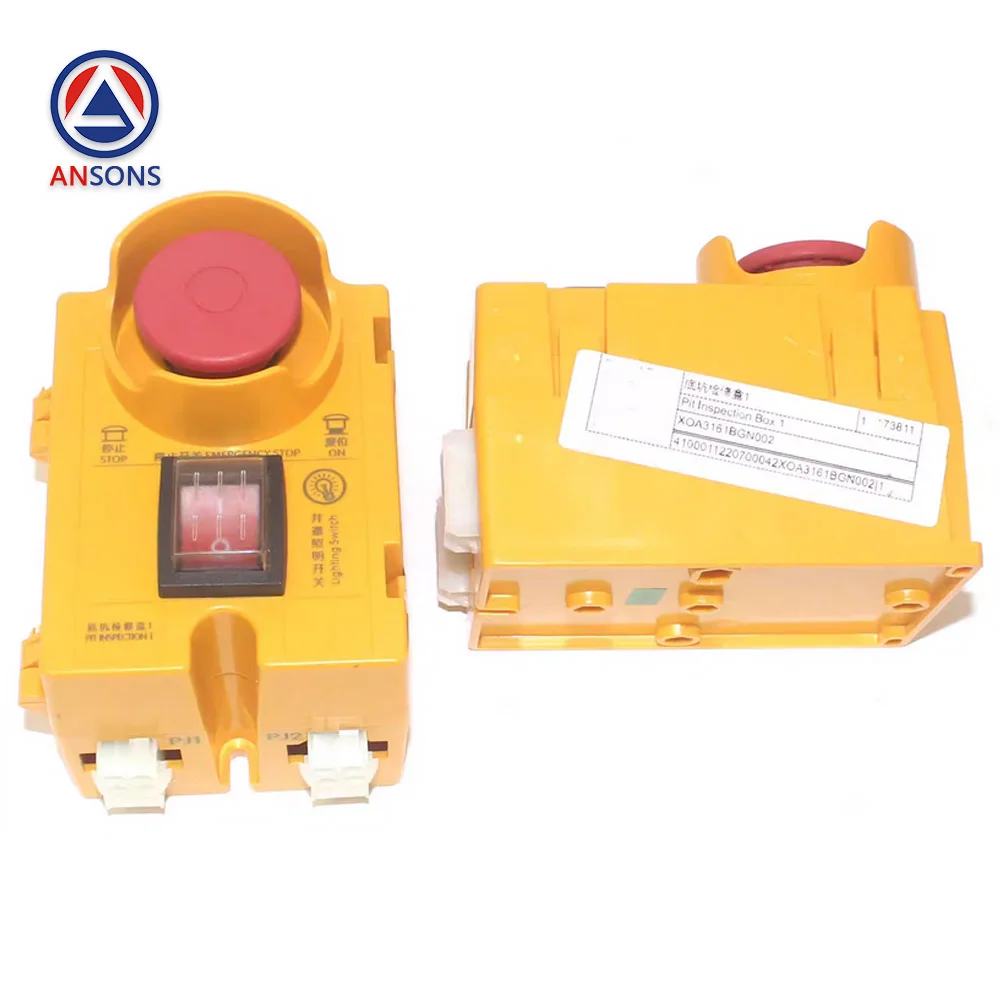 

XOA3161BGP002 XOA3161BGN002 KONE Elevator Pit Maintenance Box Emergency Stop Junction Box Ansons Elevator Spare Parts