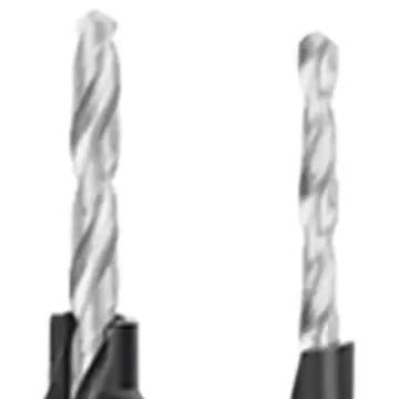 Countersink Bit Kit 6pc for Woodworking Featuring 5 Replaceable High Steel Drill Bits and Broad Drill Compatibility