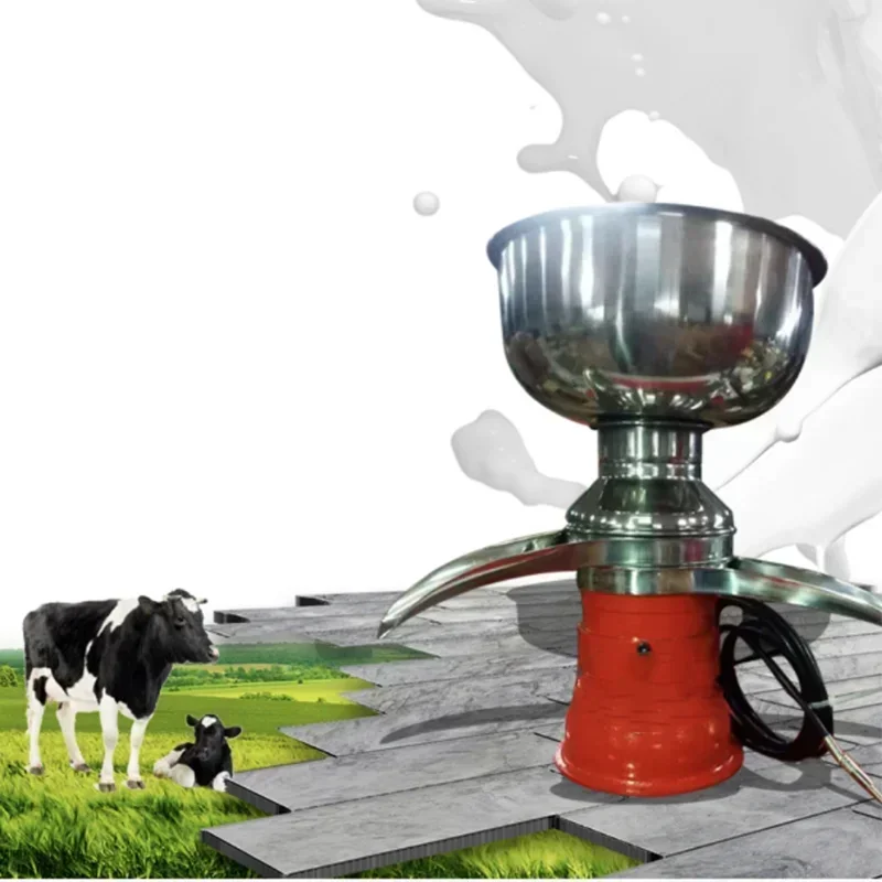 220V 110V Electric Milk Cream Separator Stainless Steel Food Processor For Cow Goat Camel Milk 50L/H