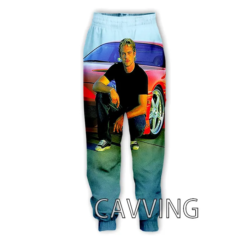 

CAVVING 3D Printed Paul Walker Casual Pants Sports Sweatpants Straight Pants Sweatpants Jogging Pants Trousers H01