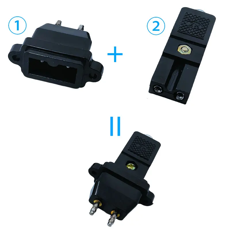 CZ-200 Small Two-Wire Electric Screwdriver Plug 2-Core Power Socket DC Power Plug Connector