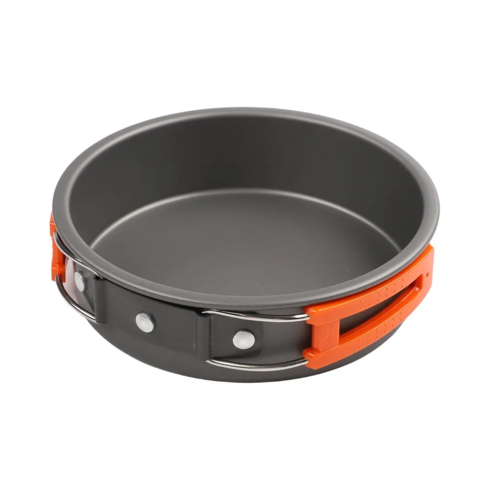 1pc Frying Pan Alumina Conducts Heat Quickly 2-3 People Camping Non-Stick Foldable Small Size Frying Pan Camping Cooking Pans - view 5