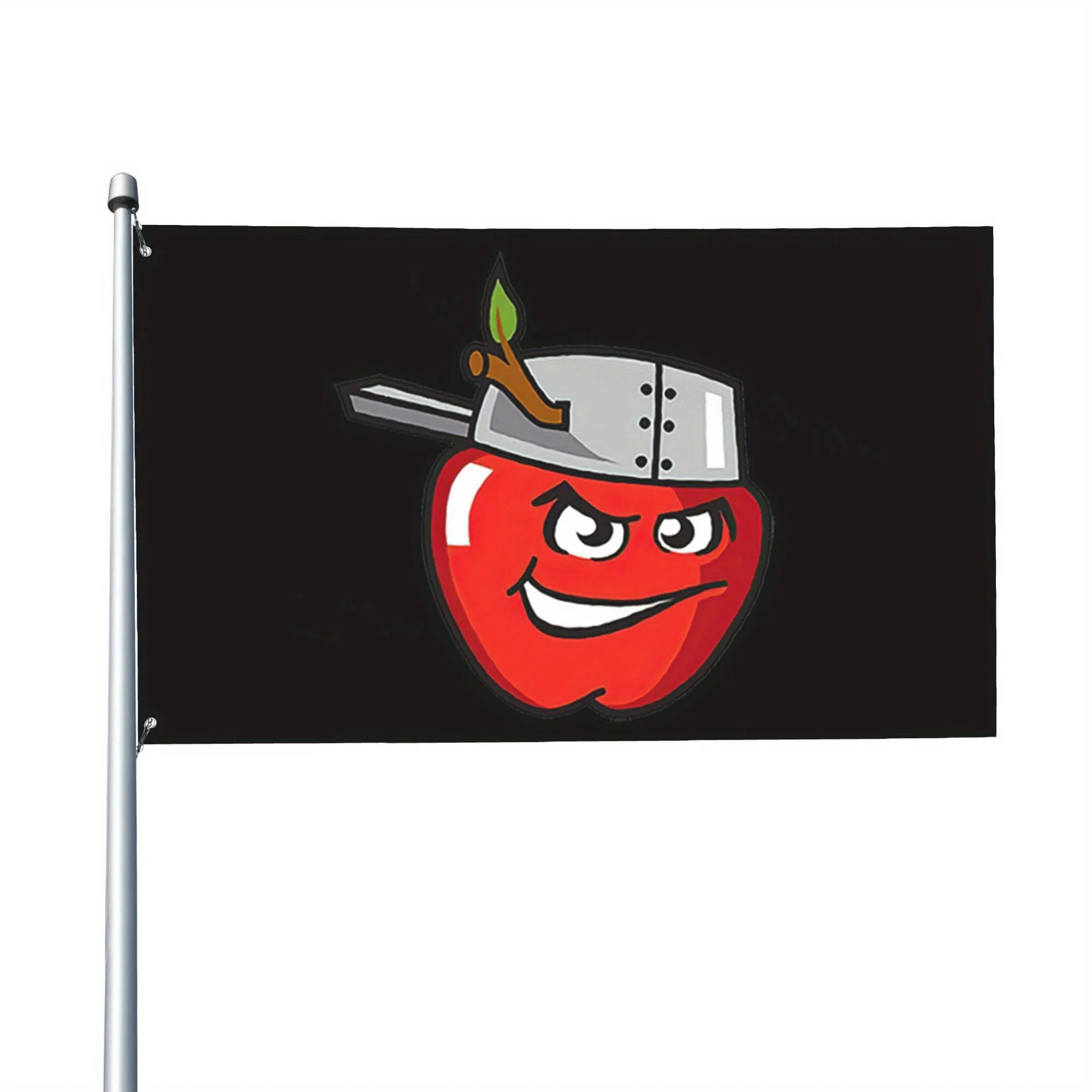 Tomato Apple Flag 3x5Ft 4x6Ft Durable Polyester Outdoor Flag for Garden Parades Parties