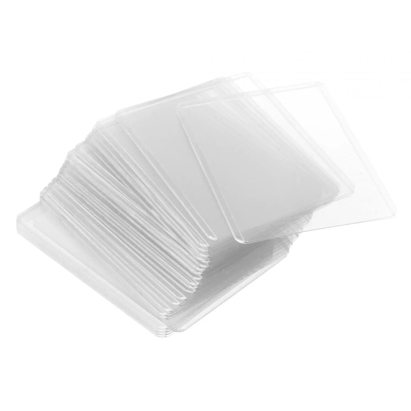 25Pcs Clear Card Sleeves for Trading Cards Gathering Cards Holder, Card