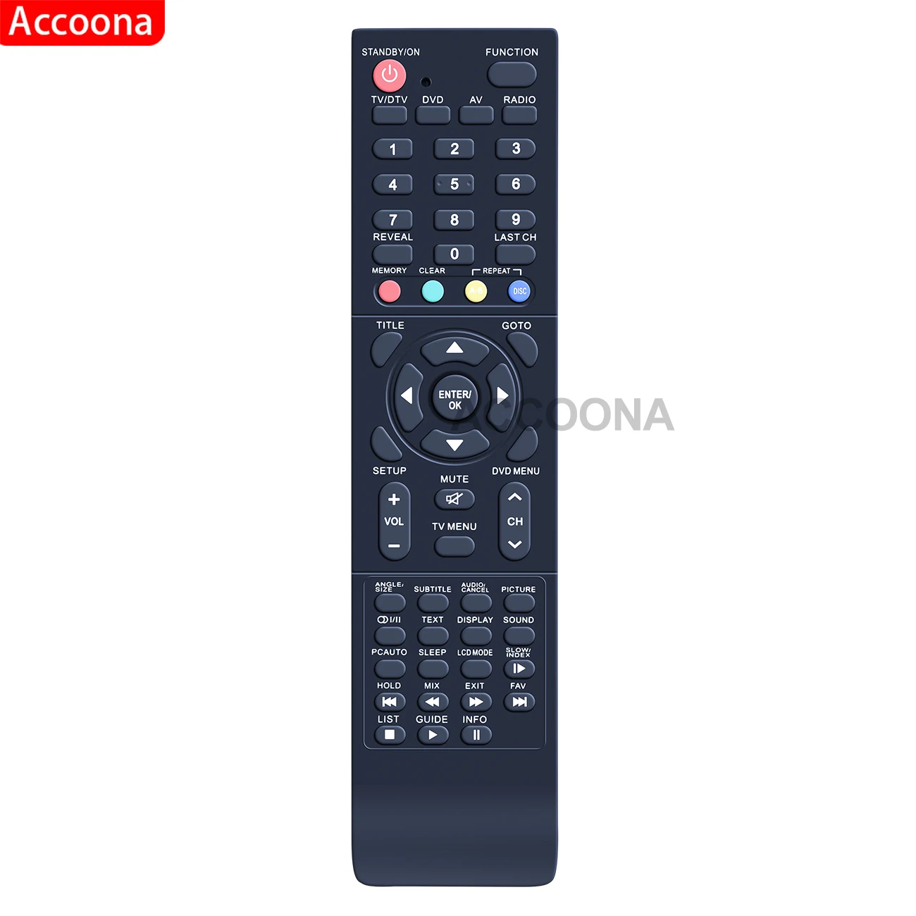 Remote control for Alba VARI BUSH BTVD-03 BTVD31217S2  ATVD91186P BTVD91186P Tv