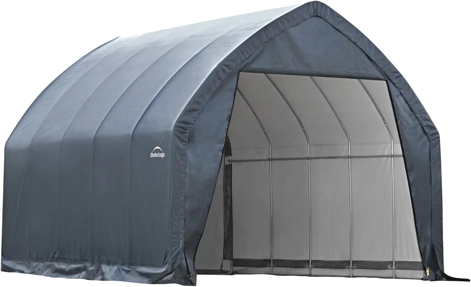 Shelterlogic Garage-In-A-Box Portable Outdoor Garage For Suv And Full-Size Trucks, All-Season Car Canopy Carport With Alpine