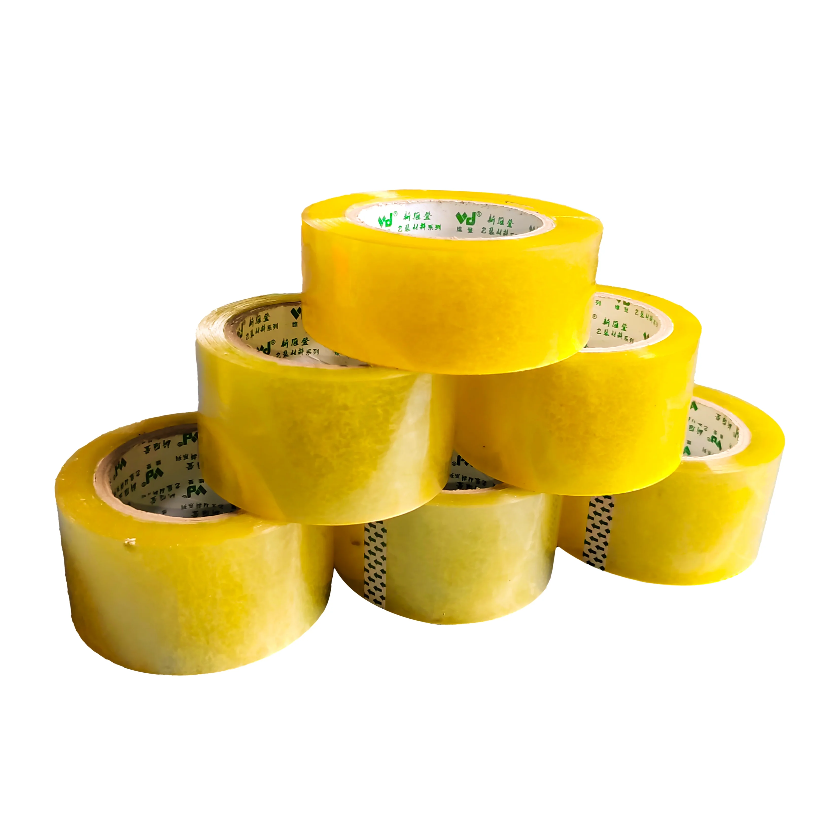 

Wholesale 72rolls Manufacturer direct sales Bopp heavy-duty adhesive printing logo packaging sealing yellow Bopp packaging tape