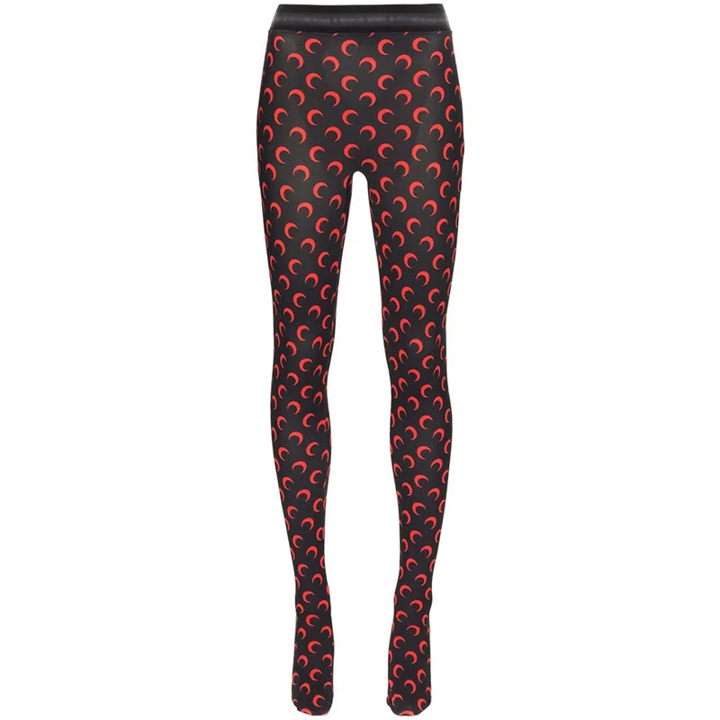 Moon Print Pants，Graphic,Printed,Leggings,Women,Spring,Summer,2025,Stretchy,Tight,Thin,Trousers,pantyhose