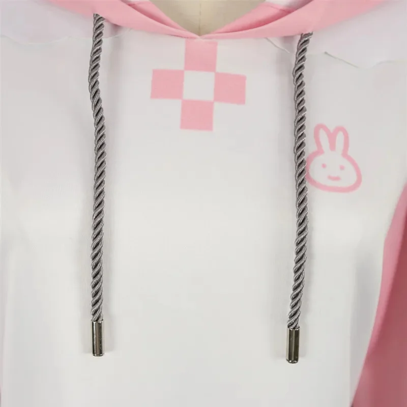 Game Nikke Alice New Cosplay Costume Wig Pink Autumn Jacket Suit For Women Girls Long Sleeve Hooded Jackets Coat Women Hoodies