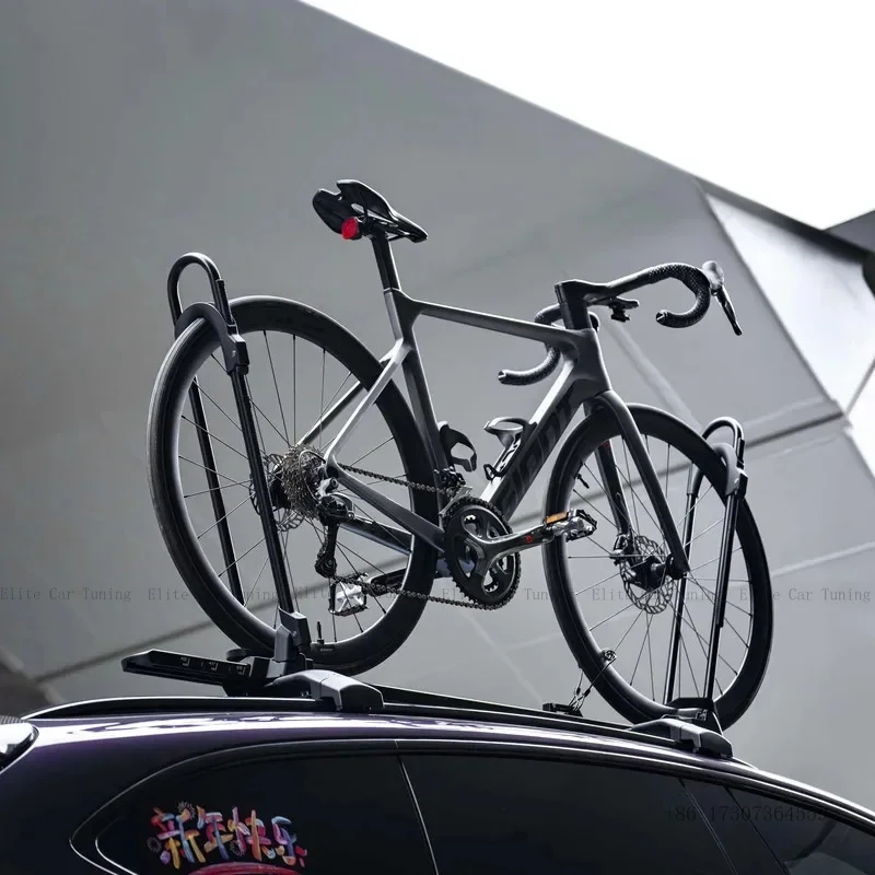 Universal Adjustable Aluminum Alloy Roof Bar Bike Rack Car Roof Racks Lage Cer for Bicycle