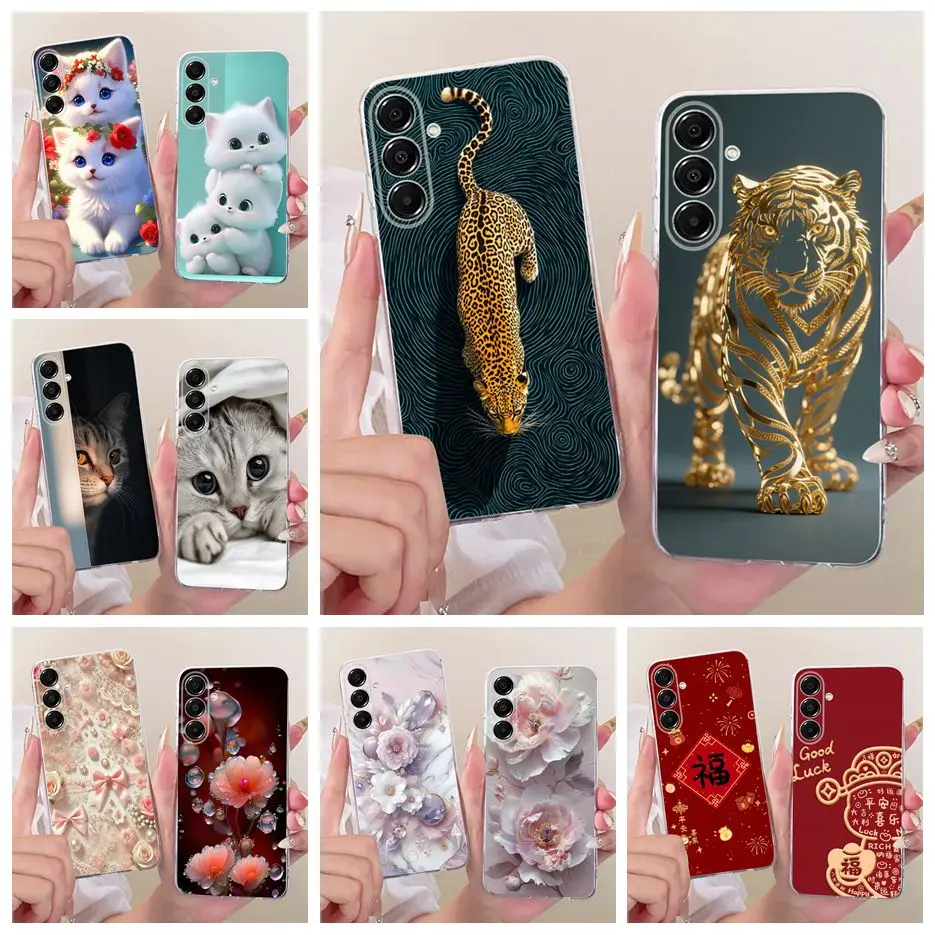 For Samsung Galaxy A17 A27 A37 A57 5G Case Cool Animals Painted Cover Soft Slim Phone Case For Samsung A17 A27 A37 A57 5G Fundas