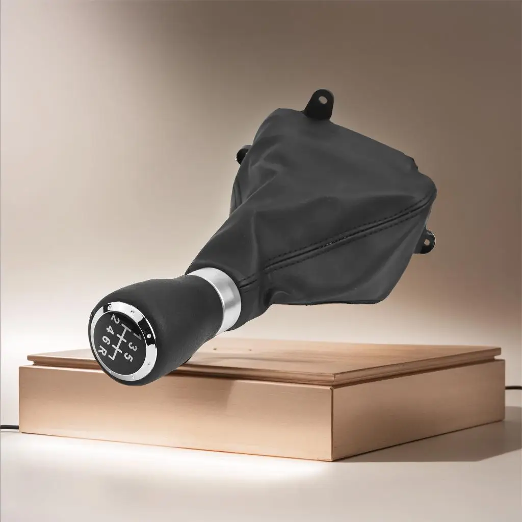 

6 Speed Black Gear Shift Knob Boot For HONDA For ACCORD VIII 8 2008 2009 2010 2011 2012 2013 2014 Car Accessories Interiors