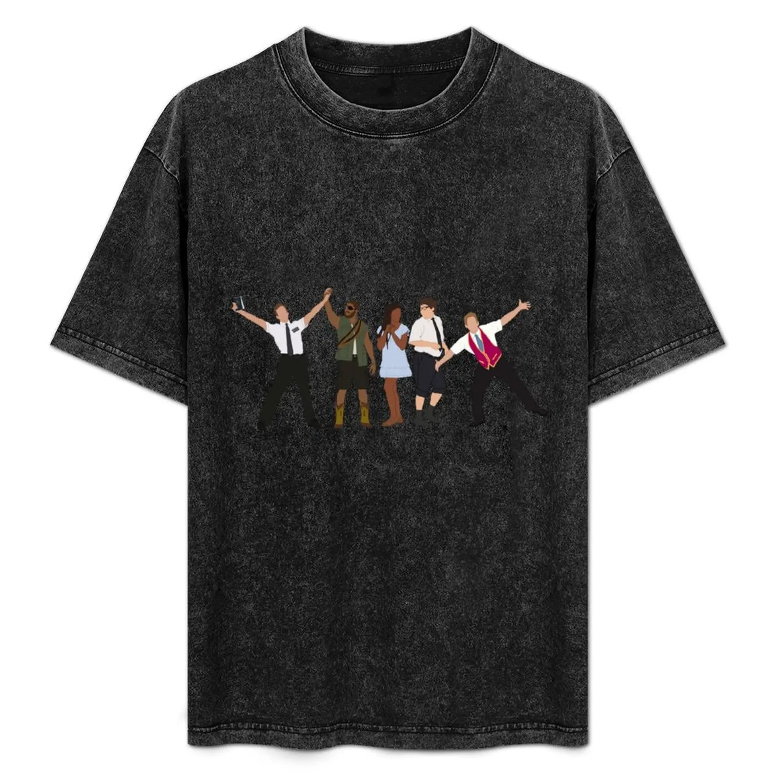 faceless book of mormon musical characters art T-Shirt Mechanic Work Tee Shirt