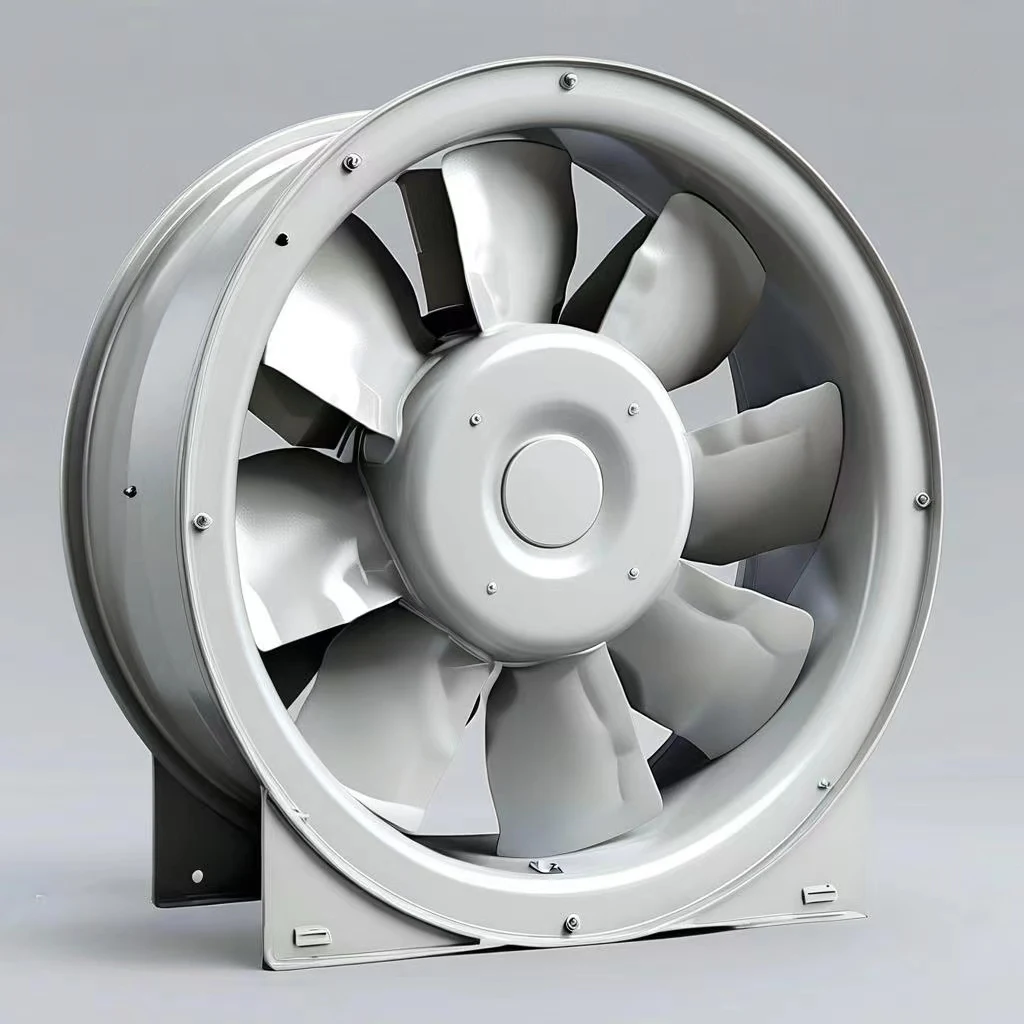 Industrial Axial Exhaust Fan Explosion Proof Ventilation High Pressure Stainless Steel Wall Mount Smoke Extraction - view 2