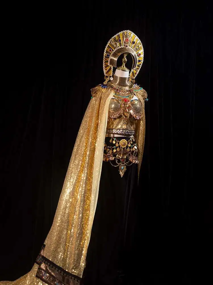 

Original Egyptian Queen Internet Celebrity Live Streaming Clothes EDC Electronic Syllable Nightclub Performance Clothes