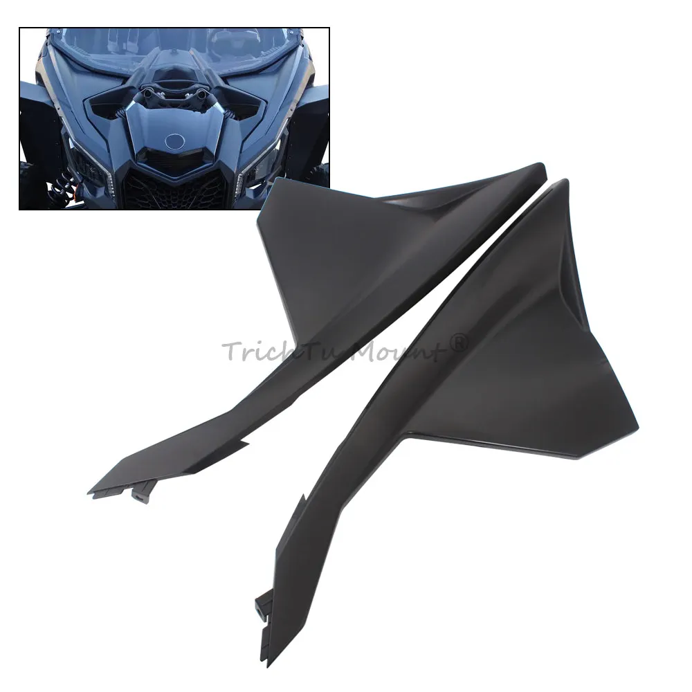 1Pair UTV Front Fender Plates Trim CoversFor Can-Am Maverick X3 Max Turbo R RR DS RS XRS XDS XMR XRC 2017-2023 Accessories