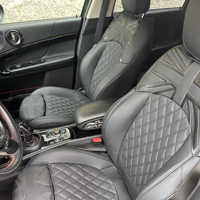 For Mini Cooper R56 R55 F54 CLUBMAN R50 R53 F55 F56 R57 F57 R60 F60 COUNTRYMAN Interior Upgrade Leather Custom Seat Protection