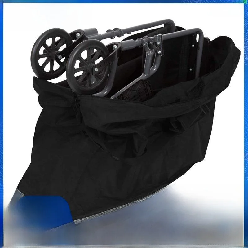

Foldable Wheelchair Storage Bag Single Shoulder Carry Outdoor Stroller Storage Bag Home Foldable Wheelchair Storage Bag