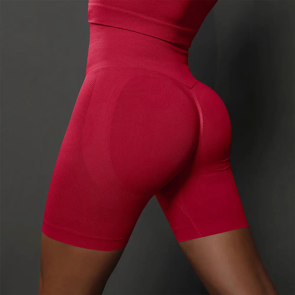 Seamless Yoga Shorts Women Scrunch Butt Sports Shorts Gym Workout Shorts High Waist Push Up Fitness Sports Shorts Cycling Shorts