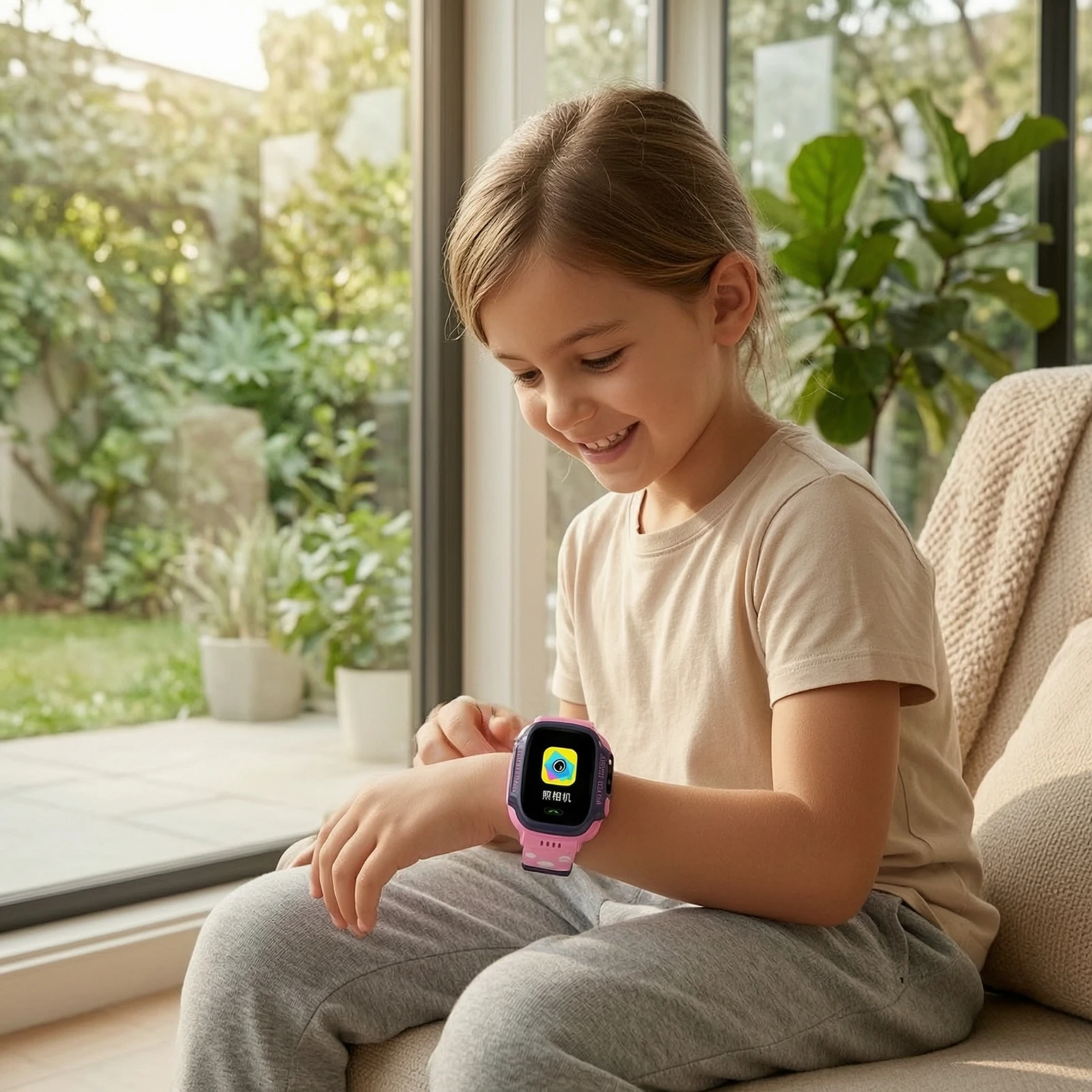 Smartwatch with Camera Multifunction Touchscreen Smart Watch Wireless Wearable for Children, School