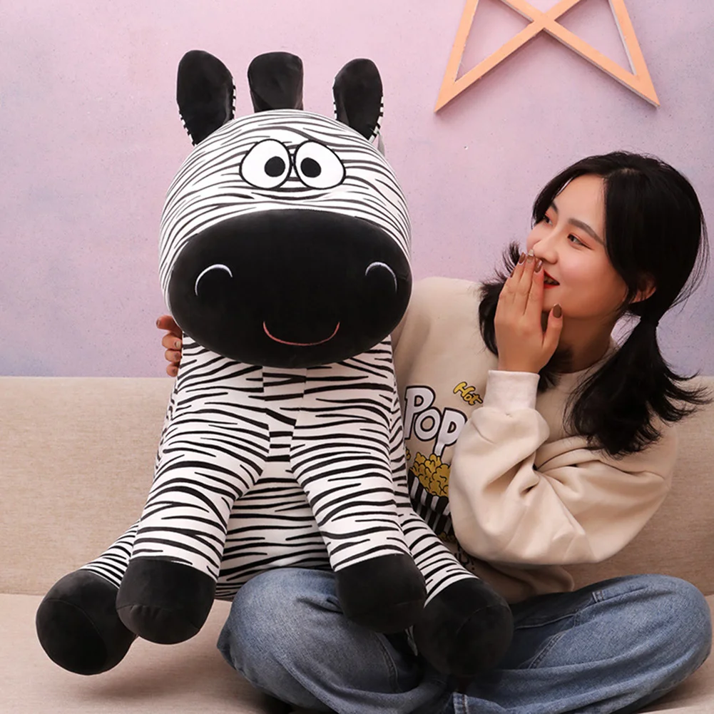 ตุ๊กตาสัตว์น่ารัก ตุ๊กตาขนาดใหญ่แบบนั่ง หมอนอิงกอดได้ เหมาะสำหรับเด็กชายและเด็กหญิง