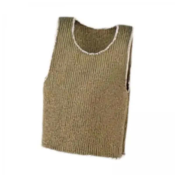 

1/18 Female Vest Fabric Outfit 3.75 Inch Action Figure Clothes Miniature Doll Clothing for Collector Display