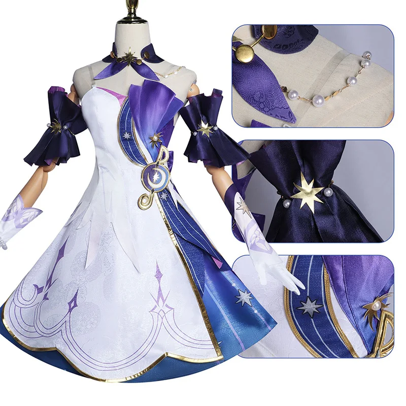 Robin Cosplay Game Honkai Star Rail Robin Cosplay Costume Dress Uniform Outfit Women Role Play Halloween Carnival Party Clothes