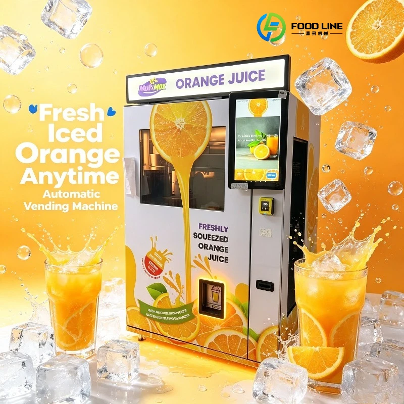 Automatic Juicer Fresh Juice Vending Machine Orange Juice Lemon Juice Vending Machine  Customized