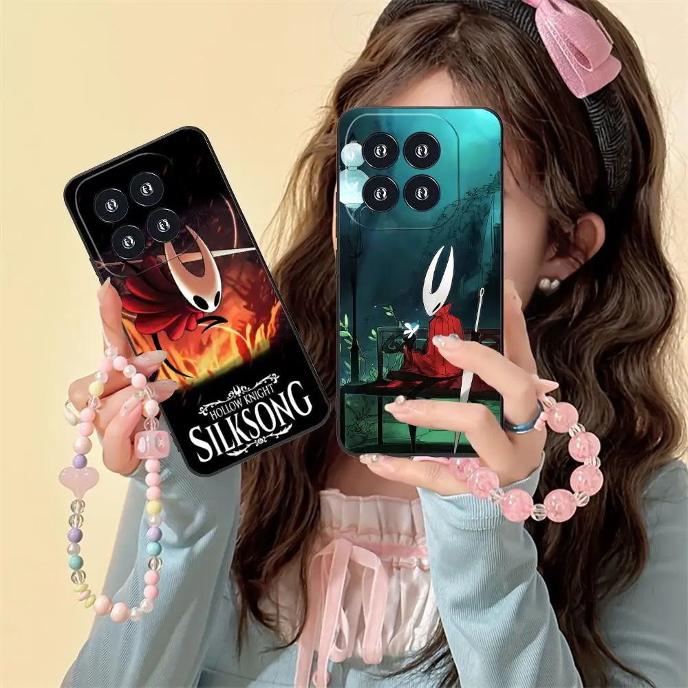 

Hollow Knight Silk Song Phone Case for Xiaomi 15 14 13 12 Mi 11 T Ultra Lite Pro S X 5G Colour Printing Protective Pretty Cover