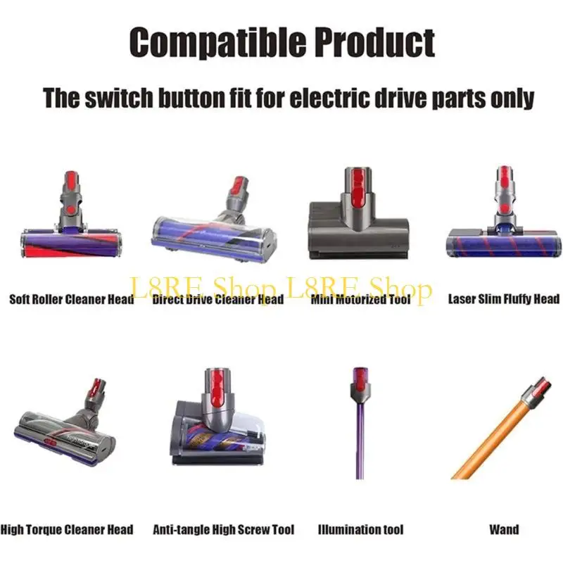 L8RE 2-Pack прочные кнопки защелков замена кнопок для V7 V 8 V10 Vacuum Cleaner