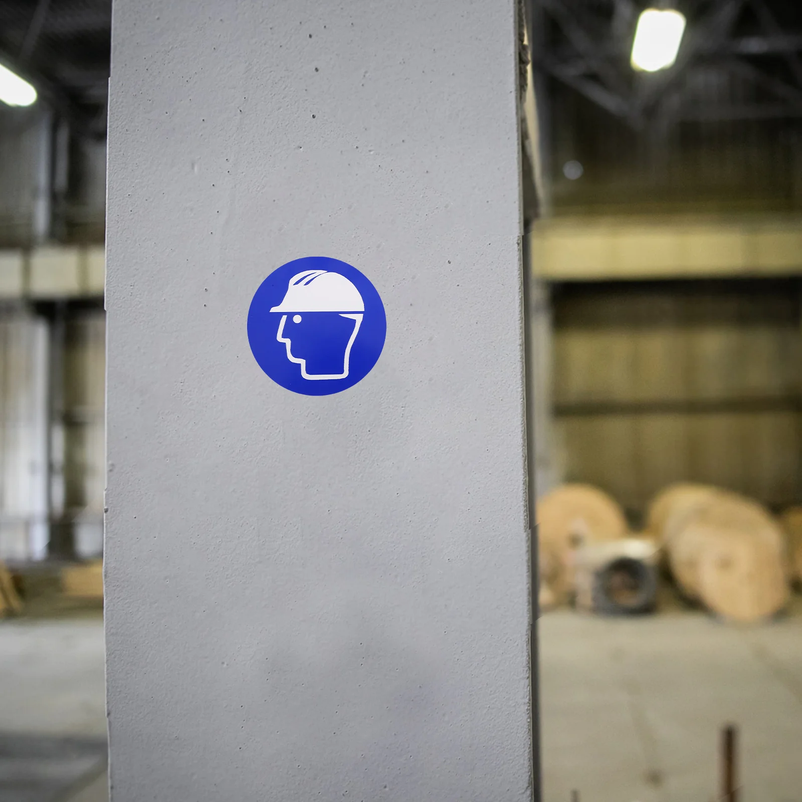 5 Sheets Safety Warning Labels Hard Hat Required Funny Stickers Accessories Accessory Paper Hardhat