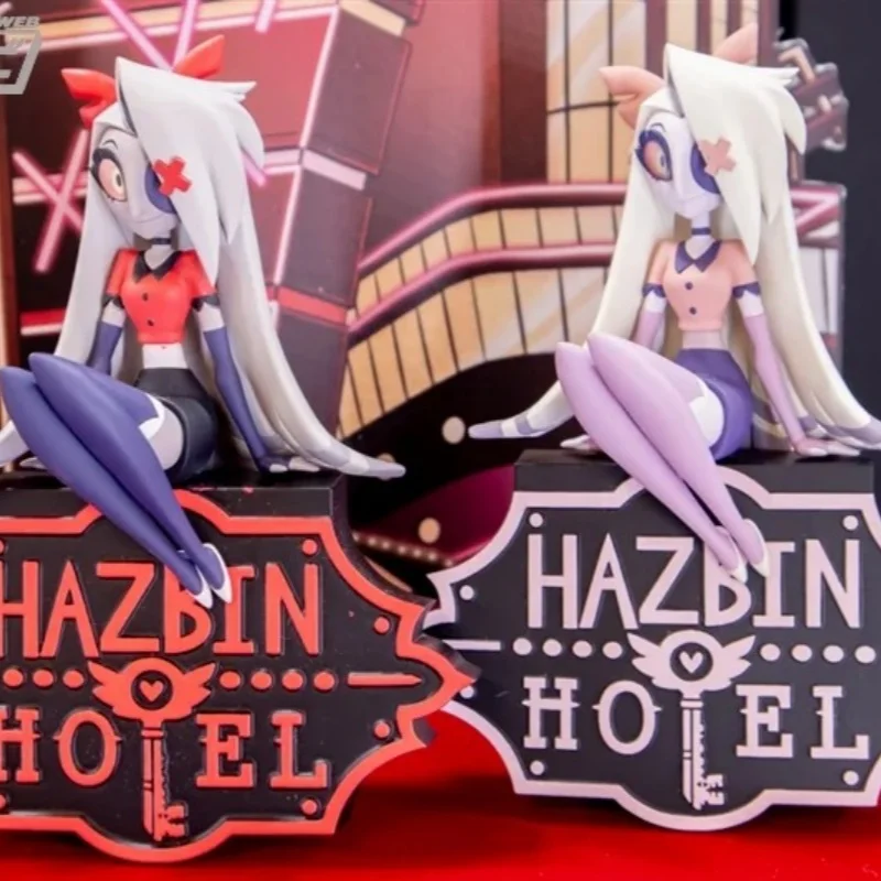 

Hot Genuine Hazbin Hotel Vaggie Collectible Prize Figure Sitting Pose Version Collection Decoration Ornament Model Toy Gift Stoc