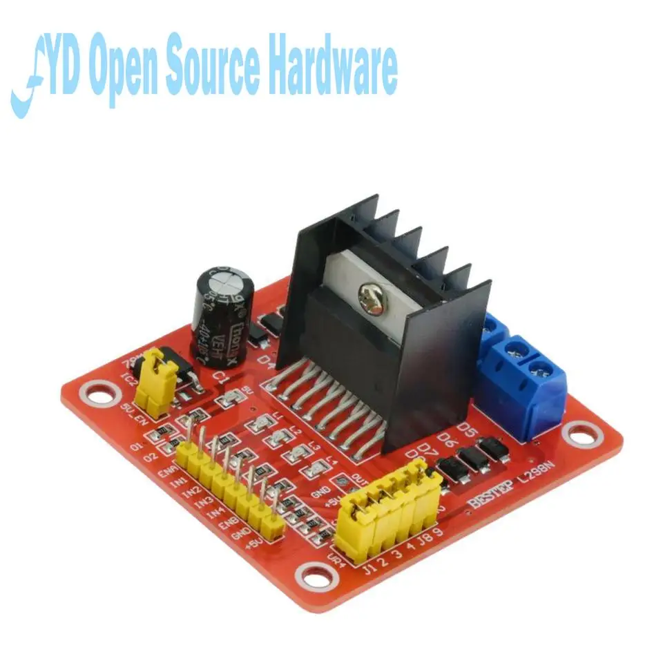 L298N DC Motor Dual H Bridge Driver Module Stepper Motor Driver Board With Current Induction For PIC AVR