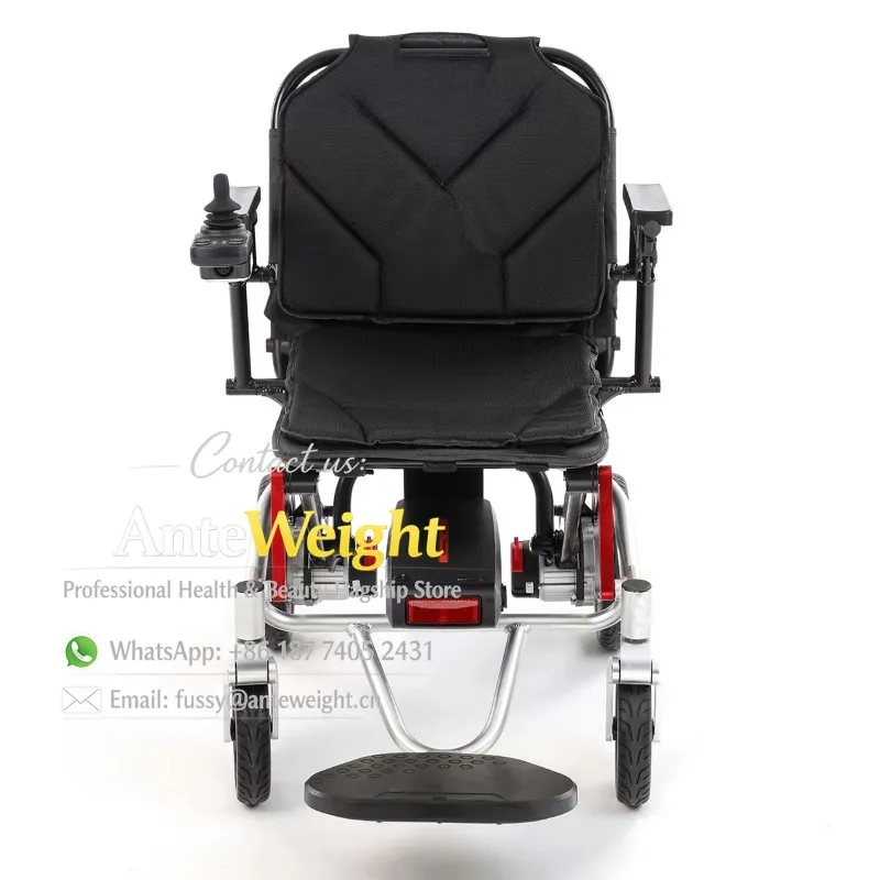Edge Easy Folding Aluminum Alloy and Lithium Battery Health Care All Terrain Electric Wheelchair for Handicapped